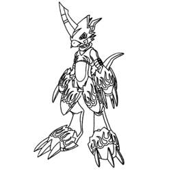 Disegno da colorare: Digimon (Cartoni animati) #51441 - Pagine da Colorare Stampabili Gratuite