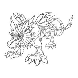 Disegno da colorare: Digimon (Cartoni animati) #51473 - Pagine da Colorare Stampabili Gratuite