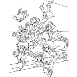Disegno da colorare: Digimon (Cartoni animati) #51538 - Pagine da Colorare Stampabili Gratuite