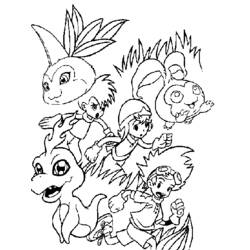 Disegno da colorare: Digimon (Cartoni animati) #51545 - Pagine da Colorare Stampabili Gratuite