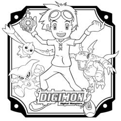 Disegno da colorare: Digimon (Cartoni animati) #51591 - Pagine da Colorare Stampabili Gratuite