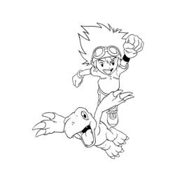 Disegno da colorare: Digimon (Cartoni animati) #51600 - Pagine da Colorare Stampabili Gratuite