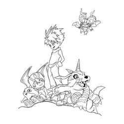 Disegno da colorare: Digimon (Cartoni animati) #51657 - Pagine da Colorare Stampabili Gratuite