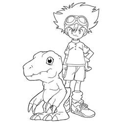 Disegno da colorare: Digimon (Cartoni animati) #51699 - Pagine da Colorare Stampabili Gratuite