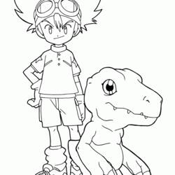 Disegno da colorare: Digimon (Cartoni animati) #51700 - Pagine da Colorare Stampabili Gratuite