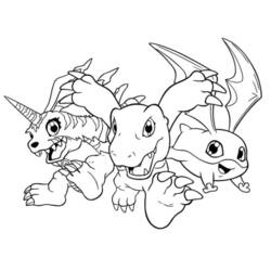 Disegno da colorare: Digimon (Cartoni animati) #51710 - Pagine da Colorare Stampabili Gratuite
