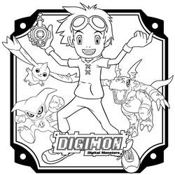 Disegno da colorare: Digimon (Cartoni animati) #51723 - Pagine da Colorare Stampabili Gratuite