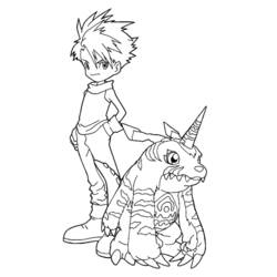 Disegno da colorare: Digimon (Cartoni animati) #51725 - Pagine da Colorare Stampabili Gratuite