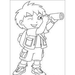 Disegno da colorare: Dora l'esploratrice (Cartoni animati) #29813 - Pagine da Colorare Stampabili Gratuite