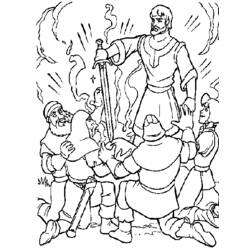 Disegno da colorare: Excalibur, la spada magica (Cartoni animati) #41735 - Pagine da Colorare Stampabili Gratuite