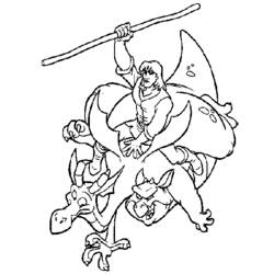 Disegno da colorare: Excalibur, la spada magica (Cartoni animati) #41738 - Pagine da Colorare Stampabili Gratuite