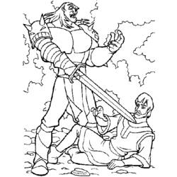 Disegno da colorare: Excalibur, la spada magica (Cartoni animati) #41739 - Pagine da Colorare Stampabili Gratuite