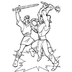 Disegno da colorare: Excalibur, la spada magica (Cartoni animati) #41744 - Pagine da Colorare Stampabili Gratuite