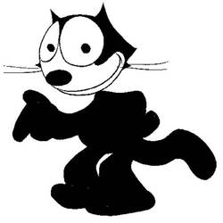 Disegno da colorare: Felice il gatto (Cartoni animati) #47870 - Pagine da Colorare Stampabili Gratuite