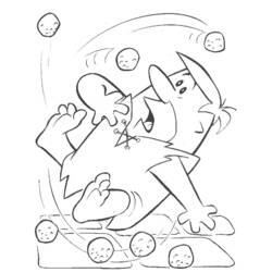 Disegno da colorare: Flintstones (Cartoni animati) #29523 - Pagine da Colorare Stampabili Gratuite