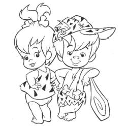 Disegno da colorare: Flintstones (Cartoni animati) #29525 - Pagine da Colorare Stampabili Gratuite