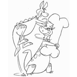 Disegno da colorare: Flintstones (Cartoni animati) #29528 - Pagine da Colorare Stampabili Gratuite