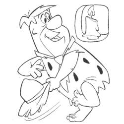 Disegno da colorare: Flintstones (Cartoni animati) #29535 - Pagine da Colorare Stampabili Gratuite