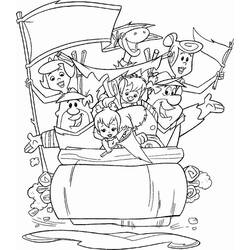 Disegno da colorare: Flintstones (Cartoni animati) #29536 - Pagine da Colorare Stampabili Gratuite