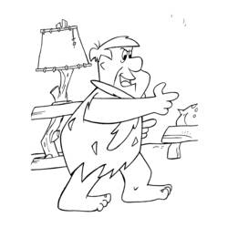 Disegno da colorare: Flintstones (Cartoni animati) #29539 - Pagine da Colorare Stampabili Gratuite