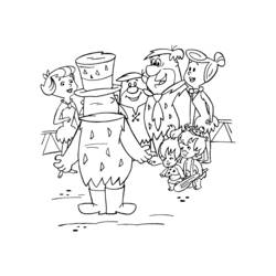 Disegno da colorare: Flintstones (Cartoni animati) #29556 - Pagine da Colorare Stampabili Gratuite