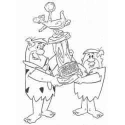 Disegno da colorare: Flintstones (Cartoni animati) #29561 - Pagine da Colorare Stampabili Gratuite