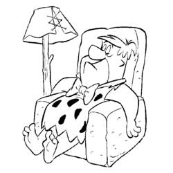 Disegno da colorare: Flintstones (Cartoni animati) #29568 - Pagine da Colorare Stampabili Gratuite