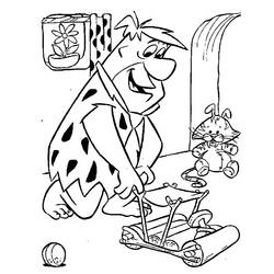 Disegno da colorare: Flintstones (Cartoni animati) #29569 - Pagine da Colorare Stampabili Gratuite