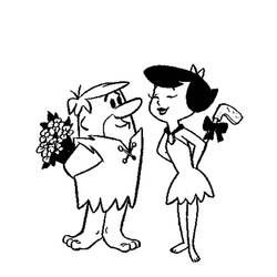 Disegno da colorare: Flintstones (Cartoni animati) #29573 - Pagine da Colorare Stampabili Gratuite
