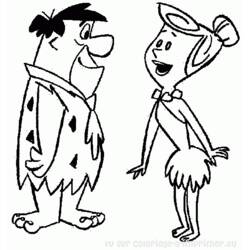 Disegno da colorare: Flintstones (Cartoni animati) #29595 - Pagine da Colorare Stampabili Gratuite