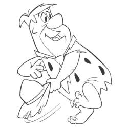 Disegno da colorare: Flintstones (Cartoni animati) #29597 - Pagine da Colorare Stampabili Gratuite