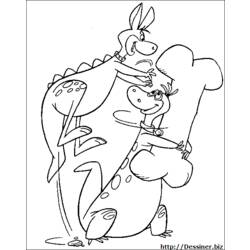 Disegno da colorare: Flintstones (Cartoni animati) #29602 - Pagine da Colorare Stampabili Gratuite