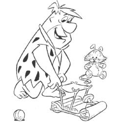 Disegno da colorare: Flintstones (Cartoni animati) #29604 - Pagine da Colorare Stampabili Gratuite