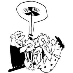 Disegno da colorare: Flintstones (Cartoni animati) #29618 - Pagine da Colorare Stampabili Gratuite