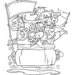 Disegno da colorare: Flintstones (Cartoni animati) #29623 - Pagine da Colorare Stampabili Gratuite