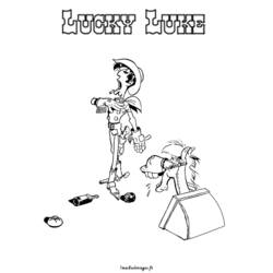 Disegno da colorare: fortunato Luca (Cartoni animati) #25556 - Pagine da Colorare Stampabili Gratuite
