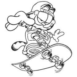Disegno da colorare: Garfield (Cartoni animati) #26109 - Pagine da Colorare Stampabili Gratuite