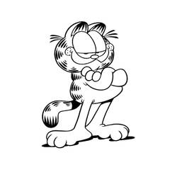 Disegno da colorare: Garfield (Cartoni animati) #26113 - Pagine da Colorare Stampabili Gratuite