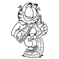 Disegno da colorare: Garfield (Cartoni animati) #26114 - Pagine da Colorare Stampabili Gratuite