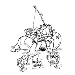 Disegno da colorare: Garfield (Cartoni animati) #26122 - Pagine da Colorare Stampabili Gratuite