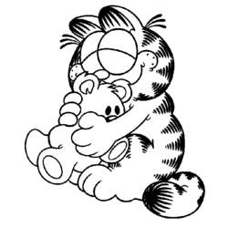 Disegno da colorare: Garfield (Cartoni animati) #26123 - Pagine da Colorare Stampabili Gratuite