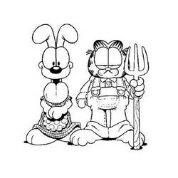Disegno da colorare: Garfield (Cartoni animati) #26124 - Pagine da Colorare Stampabili Gratuite