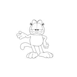 Disegno da colorare: Garfield (Cartoni animati) #26126 - Pagine da Colorare Stampabili Gratuite