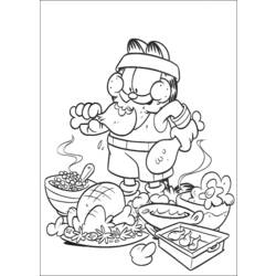 Disegno da colorare: Garfield (Cartoni animati) #26137 - Pagine da Colorare Stampabili Gratuite