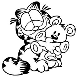 Disegno da colorare: Garfield (Cartoni animati) #26141 - Pagine da Colorare Stampabili Gratuite