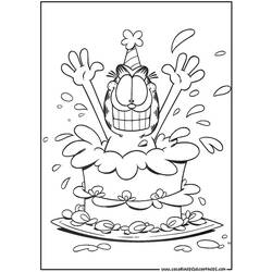 Disegno da colorare: Garfield (Cartoni animati) #26142 - Pagine da Colorare Stampabili Gratuite