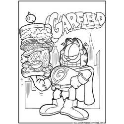 Disegno da colorare: Garfield (Cartoni animati) #26144 - Pagine da Colorare Stampabili Gratuite