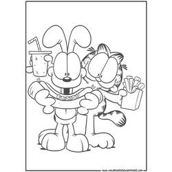 Disegno da colorare: Garfield (Cartoni animati) #26148 - Pagine da Colorare Stampabili Gratuite