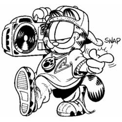 Disegno da colorare: Garfield (Cartoni animati) #26152 - Pagine da Colorare Stampabili Gratuite