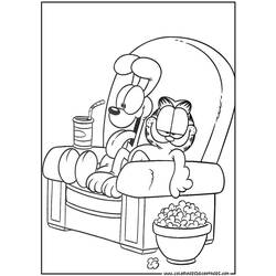 Disegno da colorare: Garfield (Cartoni animati) #26154 - Pagine da Colorare Stampabili Gratuite